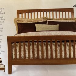 4 Piece Bedroom Set - Solid Cherry Wood (Tradewins)