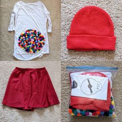 Homemade fun DIY maternity pregnant pregnancy gumball machine Halloween costume