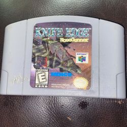 Knife Edge Nose Gunner for N64 Authentic 1998