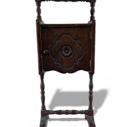 The Antique Wood Smoking Stand