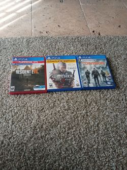 PS4 Games Bundle – Lot of 3 all tested & working