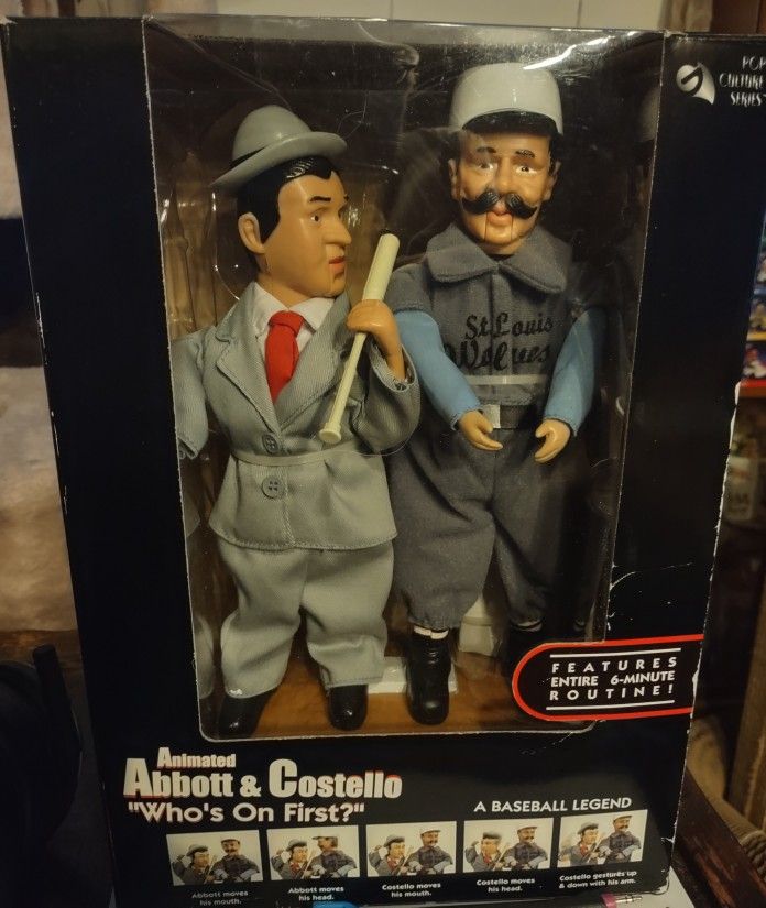 Vintage Gemmy Abbott and Costello