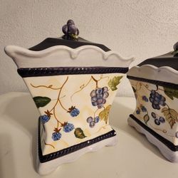 2 Ceramic 🍇 CANISTERS