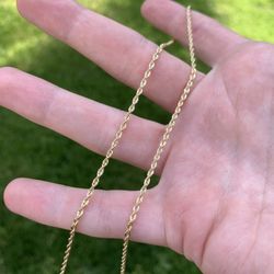 10k Gold Rope Chain 