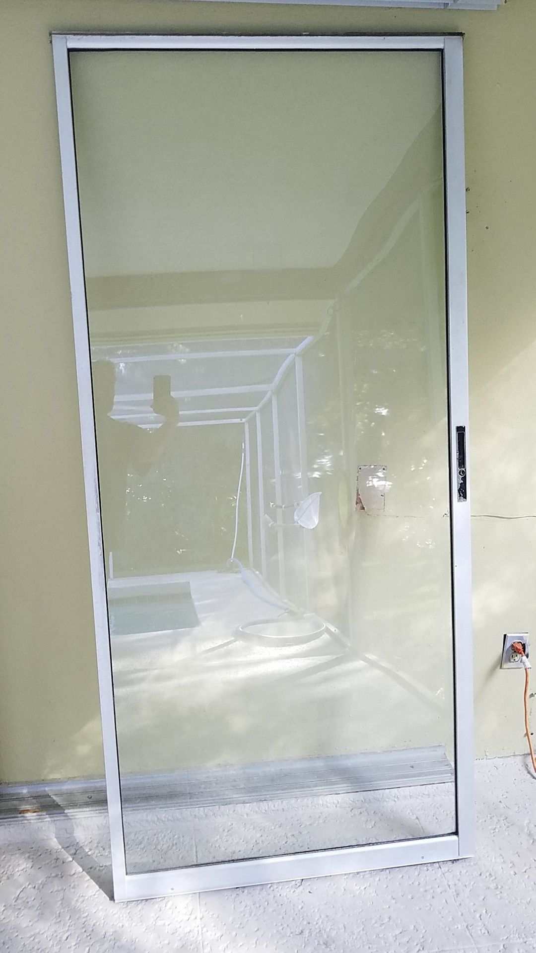 Glass slider door