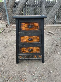 Mini wooden drawers