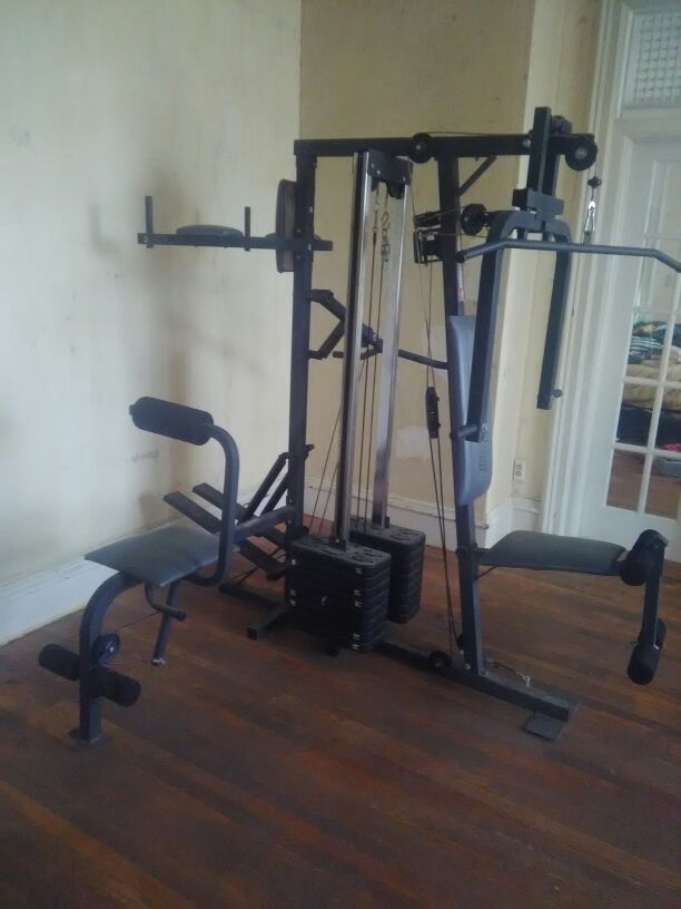 Weider multi-station dual stack Power Guide X4MW