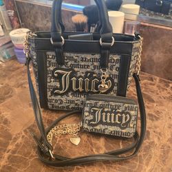 Juicy couture bag and wallet
