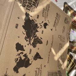 THE WOOD 3D Wood World Map Wall Art Large Wood Wall Décor Housewarming Gift Idea Wood Wall Art Work
