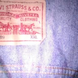 Men's Levi Vintage Denim Jack Red Label 2X