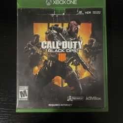 Activision Call of Duty: Black Ops 4 Xbox One Shooter Multiplayer HDR 2018