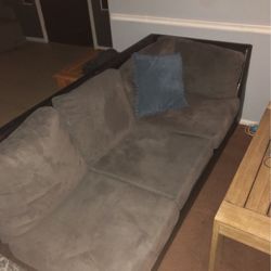Sectional Grey Couch 