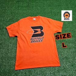 Buffalo Braves LA Clippers Logo Shirt Orange 