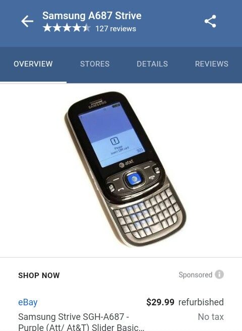 Purple Samsung Strive (AT&T)