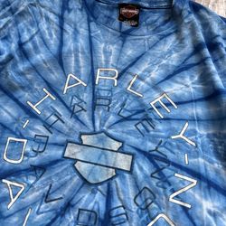 Harley Davidson Tie Dye Tee Shirt