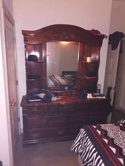 wood dresser