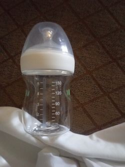 NUK Simply Natural Baby Bottle With Safe Temp