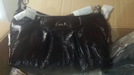 Coach leather Mohogany