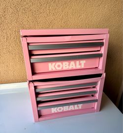 Kobalt Pink Mini Tool Boxes (set of 2 )