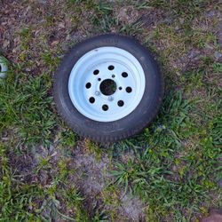 4.80-12 Tire 5 Lug Hole Rim Load Star