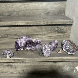 Beautiful Amethyst And Thunder Bay Amethyst Pieces