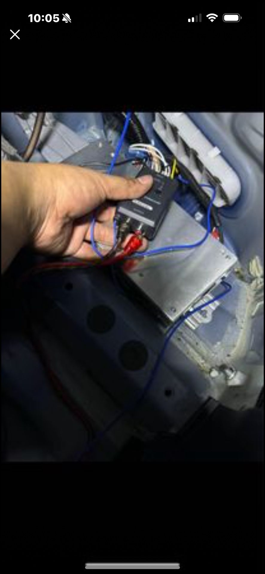 amplifier installation