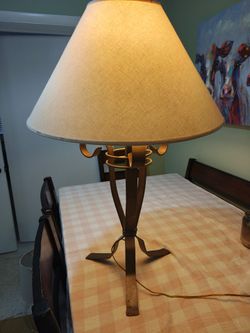 Vintage metal lamp