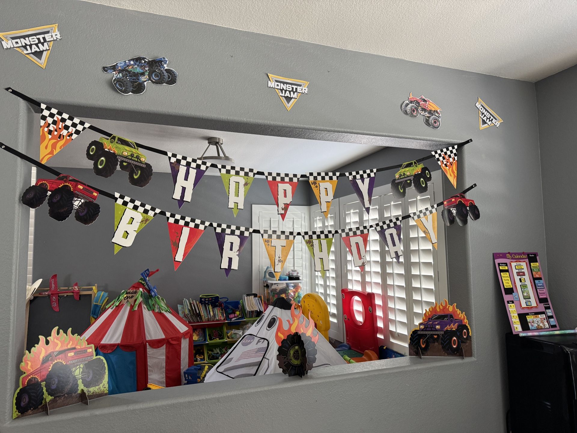 Monster Truck Themed Birthday Decorations 