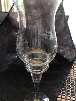 Glass Candle Holder 