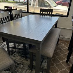 6 Piece Dining Table Set 