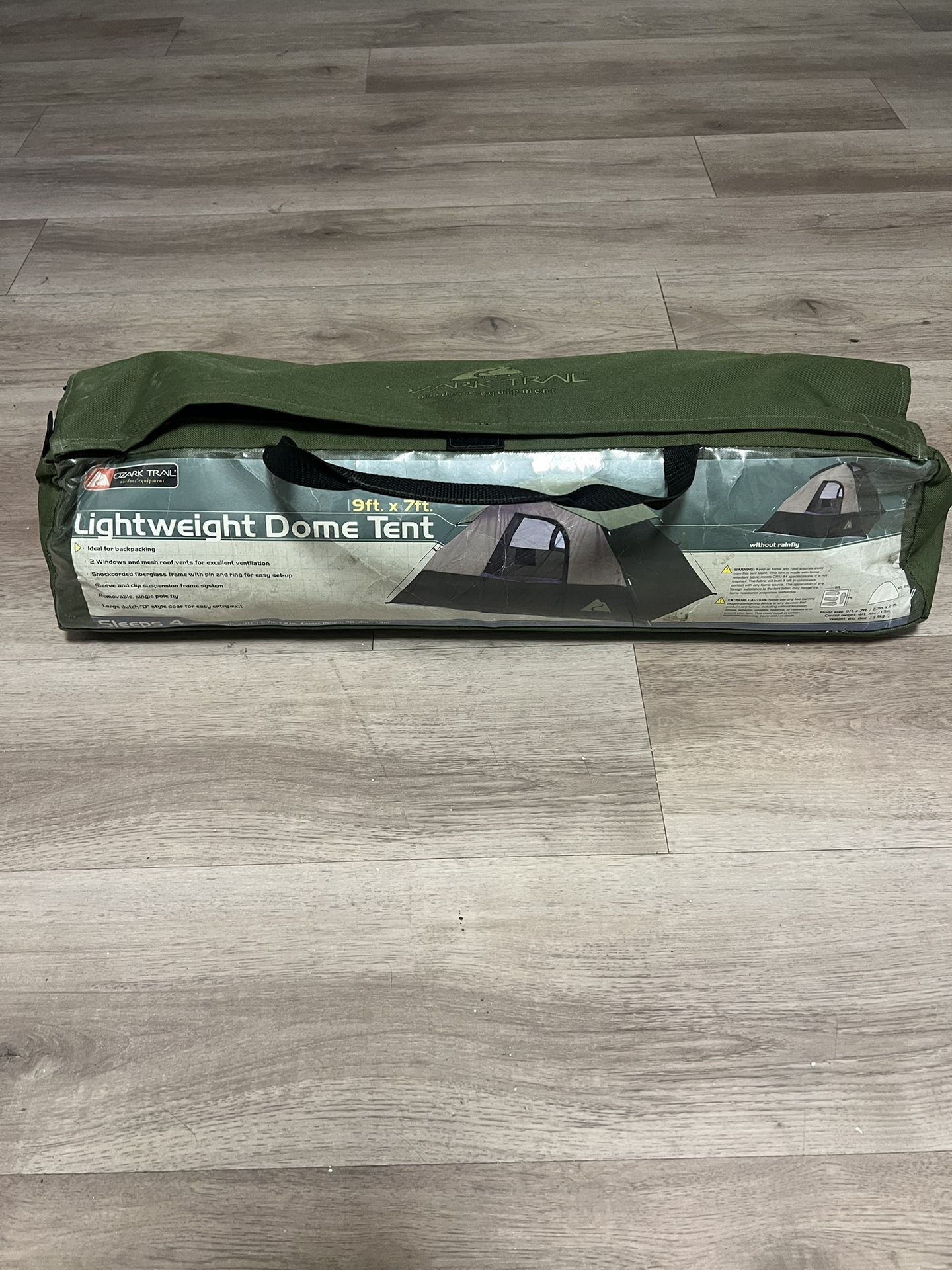 9x7 Lightweight Dome Tent Park Trail