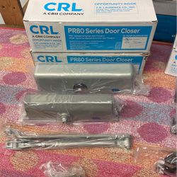 New  CRL Pr80  Series Door Closers  - 6 Available 