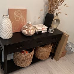 Black Console Table