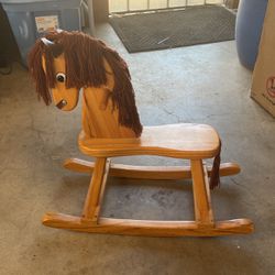 Vintage Wood Horse
