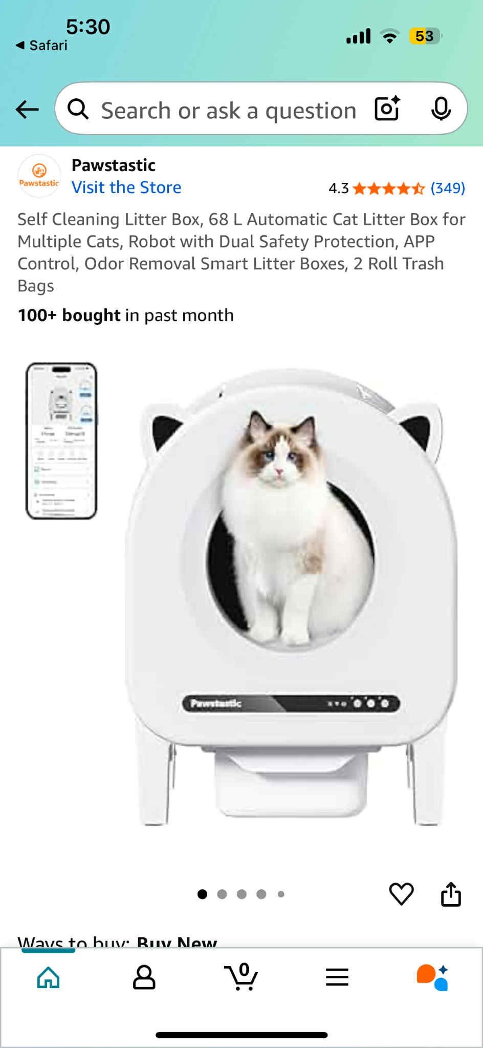 Pawstastic -Self Cleaning Cat Litter Boxes 🐱 Pawstastic - Cajas Para Limpiar arena para gatos con limpieza Automático