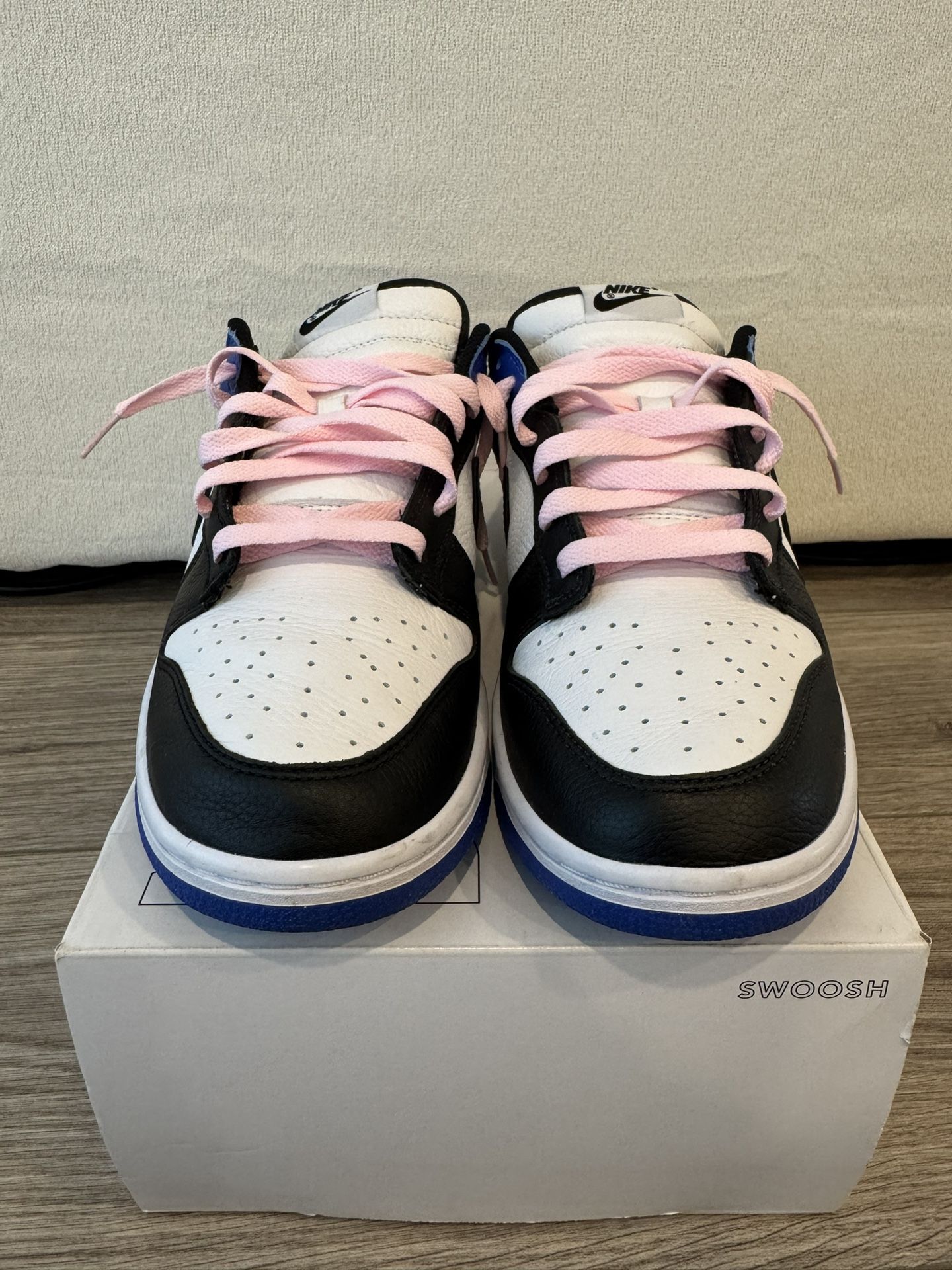 Nike SB Dunk Blue/Black/White Size 10.5 For Sale