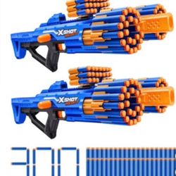 X-Shot Insanity Double Berzerko Blaster - New