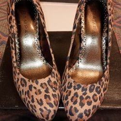 Women's Cheetah Print High Heel 