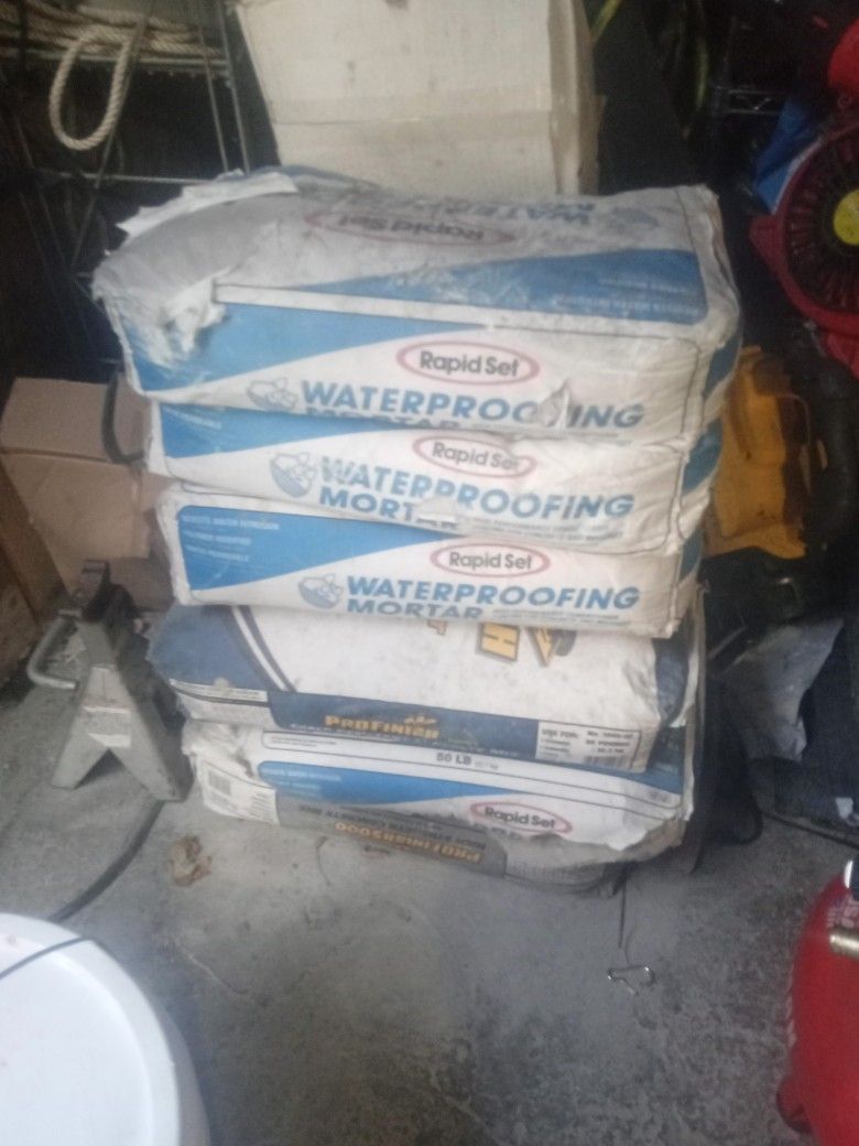 New Bags Of Mortar