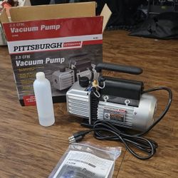 Pittsburgh 2.5CFM portable Vacuum Pump BRAND NEW