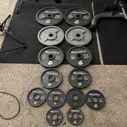 Weider Rack/Bench, Nautilus Weights