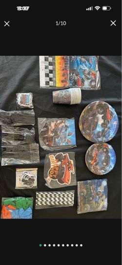 Monster jam party supplies