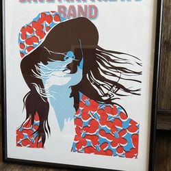 2005 Dave Matthews Band West Palm Beach Framed 19” x 25” Concert Poster