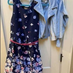 Girls Dress With a Sequin Jacket. Size 12