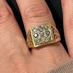 Vintage Cluster Ring