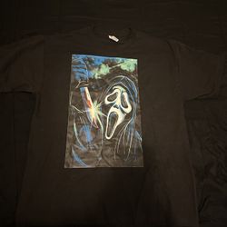 Black Scream Shirt XL Size