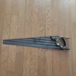 Old Antique Disston Crosscut Hand Saw