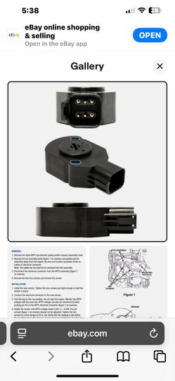 Throttle positioning sensor Ram 2500, 3500 5.9 Cummings
