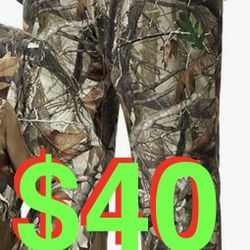 Hunting for Men Silent Waterproof Hunting  Adjustable Bibs, Safety Strap Compatible (XL)