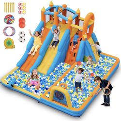 🛝 For Sale: NEW Kids Double Slide Bounce House